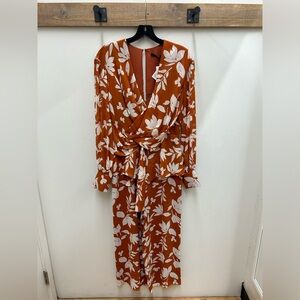 New w/ tags JAYGODFREY Floral Long Sleeve Jumpsuit